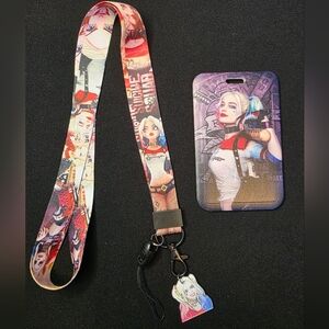 Harley Quinn ID Cardholder And Lanyard Set - 2nd Design